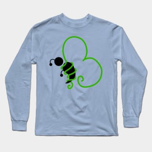 Bipolar Awareness Semicolon Butterfly Long Sleeve T-Shirt